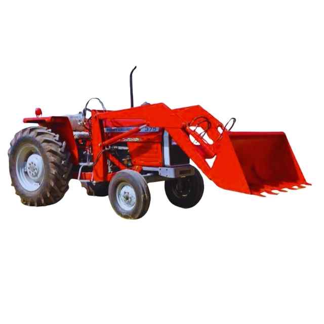 Hydraulic front end loader attachment for Massey Ferguson tractors
